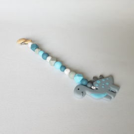 Speelkoord Blauw / Grijs / Dino