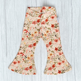 Flared Pants Warme Najaarsbloem