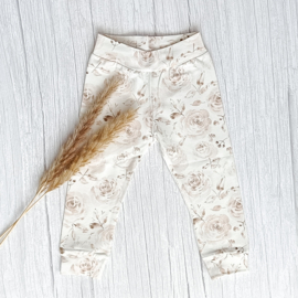Cuffed Legging Rozen Beige