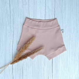 Shortie Rib Jersey Nude Roze
