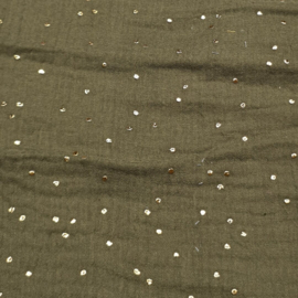 Swaddle Golden Studs Mosgroen