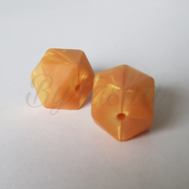 Hexagon 17mm - Parelmoer Goud