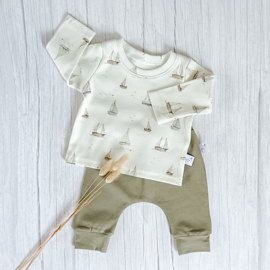 Longsleeve Rib Jersey Zeilbootjes