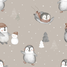 Knoopmuts Winter Pinguïns