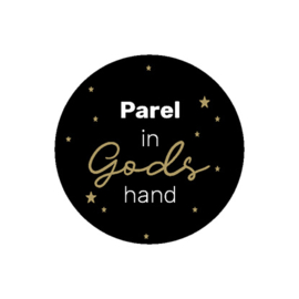 Sluitsticker 'Parel in Gods hand'