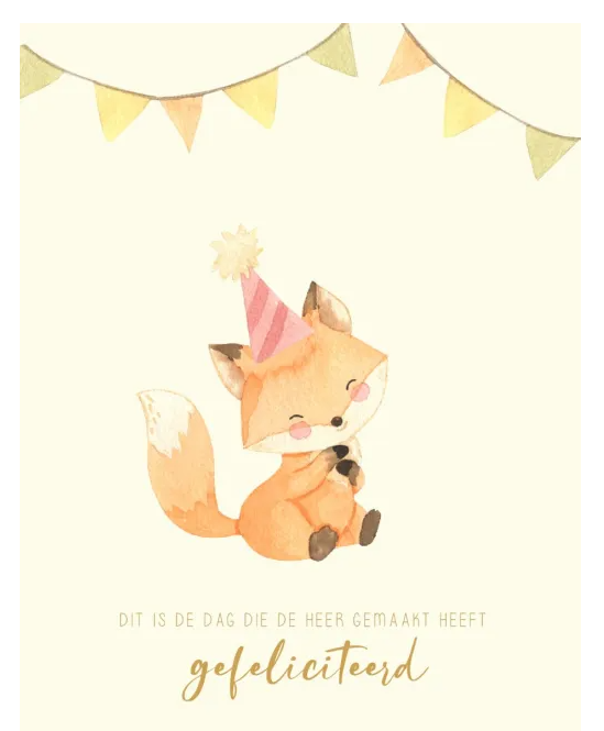 Gefeliciteerd met vosje - 39