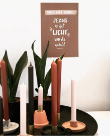 Poster Jezus is het licht van de wereld