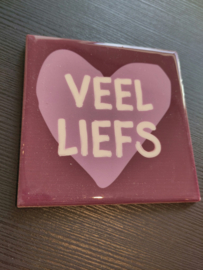 Tegel - Veel liefs