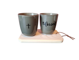 Cadeauplankje - met 2 mokjes