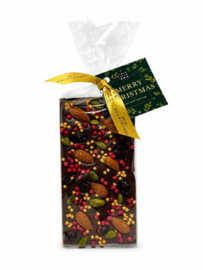 Chocoladereep puur - Cranberry Amandel - Kerst