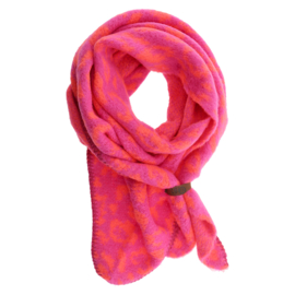 Sjaal Nina Leopard fuchsia