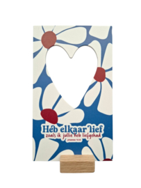 Forex kaart met houder - hartje