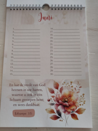 Kalender - Met bemoedigingen uit Fillippenzen en Kolossenzen