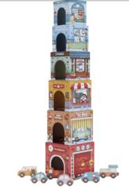 Stapelblokken - met auto's