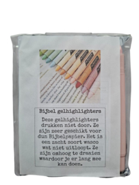 Gel highlighters geschikt voor de Bijbel