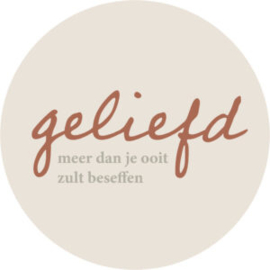 Muurcirkel Geliefd - Studio Stien