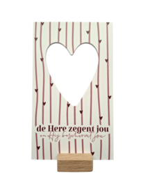 Forex kaart met houder - hartje