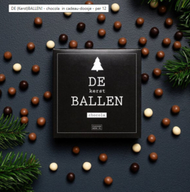 Kerstballen  (crispy chocoladeballetjes)