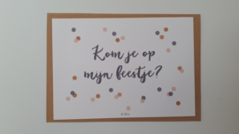 Kom je op mijn feestje