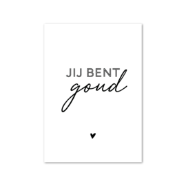 Jij bent goud- Studio Stien