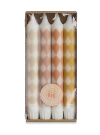 Set kaarsen - ruit - Rustik Lyss