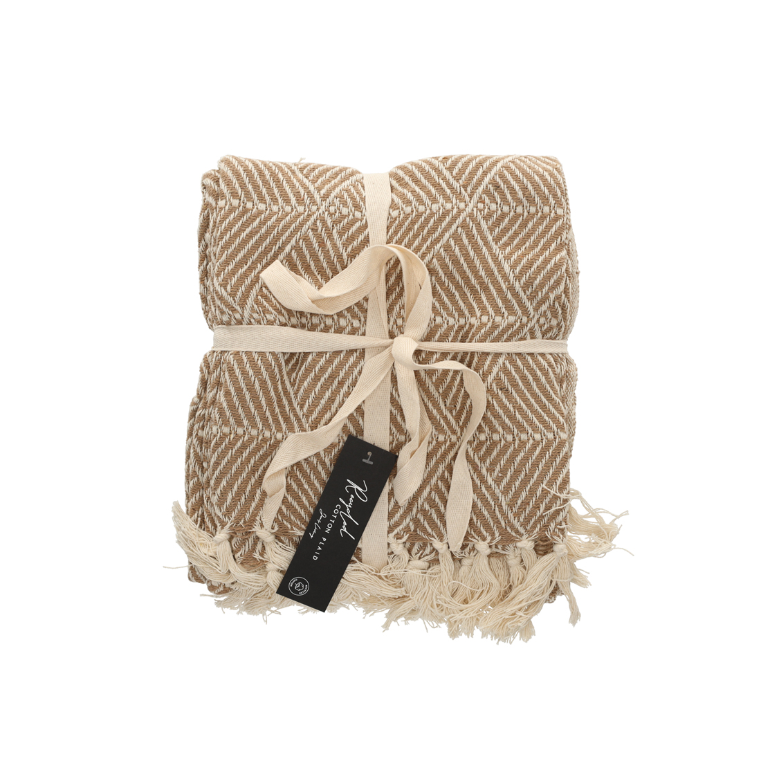 Basic Recycled Cotton Plaid Beige