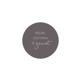 Onderzetter - Relax, ontspan, geniet - Studio Stien