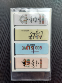 Boekenleggermagneet - set van 4