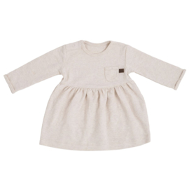 Jersey jurkje Melange warm linen - 56