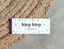 Reep chocola - Hiep hiep hoera