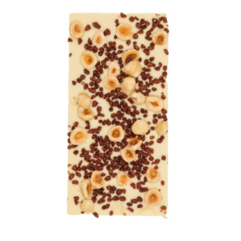 Chocolade reep wit - Kaneel/Hazelnoot