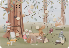 Geluidenpuzzel hout - Forest Friends