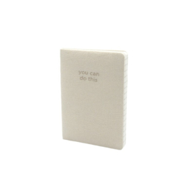 Notitieboek Nina - zand - You can do this