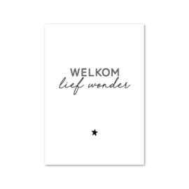 Welkom lief wonder - Studio Stien