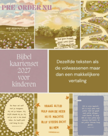 pre-order 52 Bijbelkaartenset kids (2027)