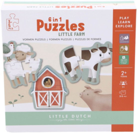 Puzzle 6 in 1 - Little Farm