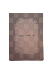 Gefeliciteerd - blok