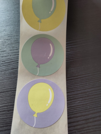 Sluitsticker - ballon