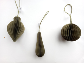 Broste papieren hangers kerstboom groen