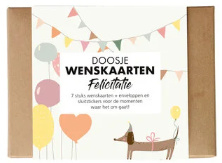 Doosje wenskaarten - Felicitatie