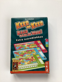 Keer op keer scoreblok 3 stuks - Level 5/6/7 - 999 Games