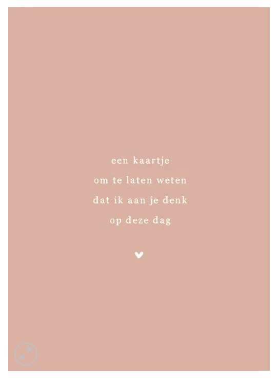 Een kaartje om je te laten weten dat ik aan je denk - 38