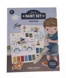Verf set voertuigen Little Dutch