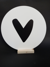 Wooncirkel 'You are Loved'/hartje - groot