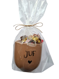 Mokje met chocolaatjes voor juf