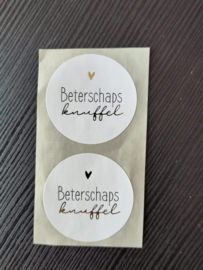 Sluitsticker 'Beterschapsknuffel'