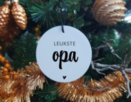 Kersthanger - Leukste opa - Studio Stien