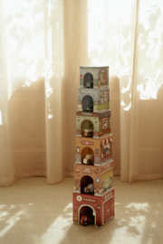 Stapelblokken met auto's