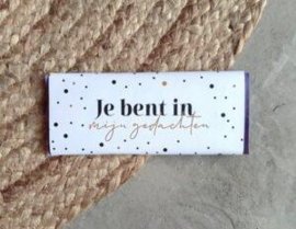 Reep chocola - Jij bent in mijn gedachten