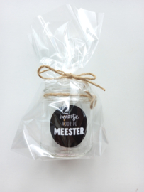Theelichtje voor juf of meester - verpakt